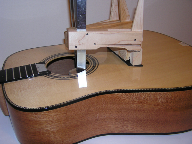 Gluing the bridge to the top