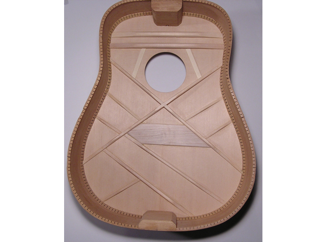 Laying out and shaping the top braces
